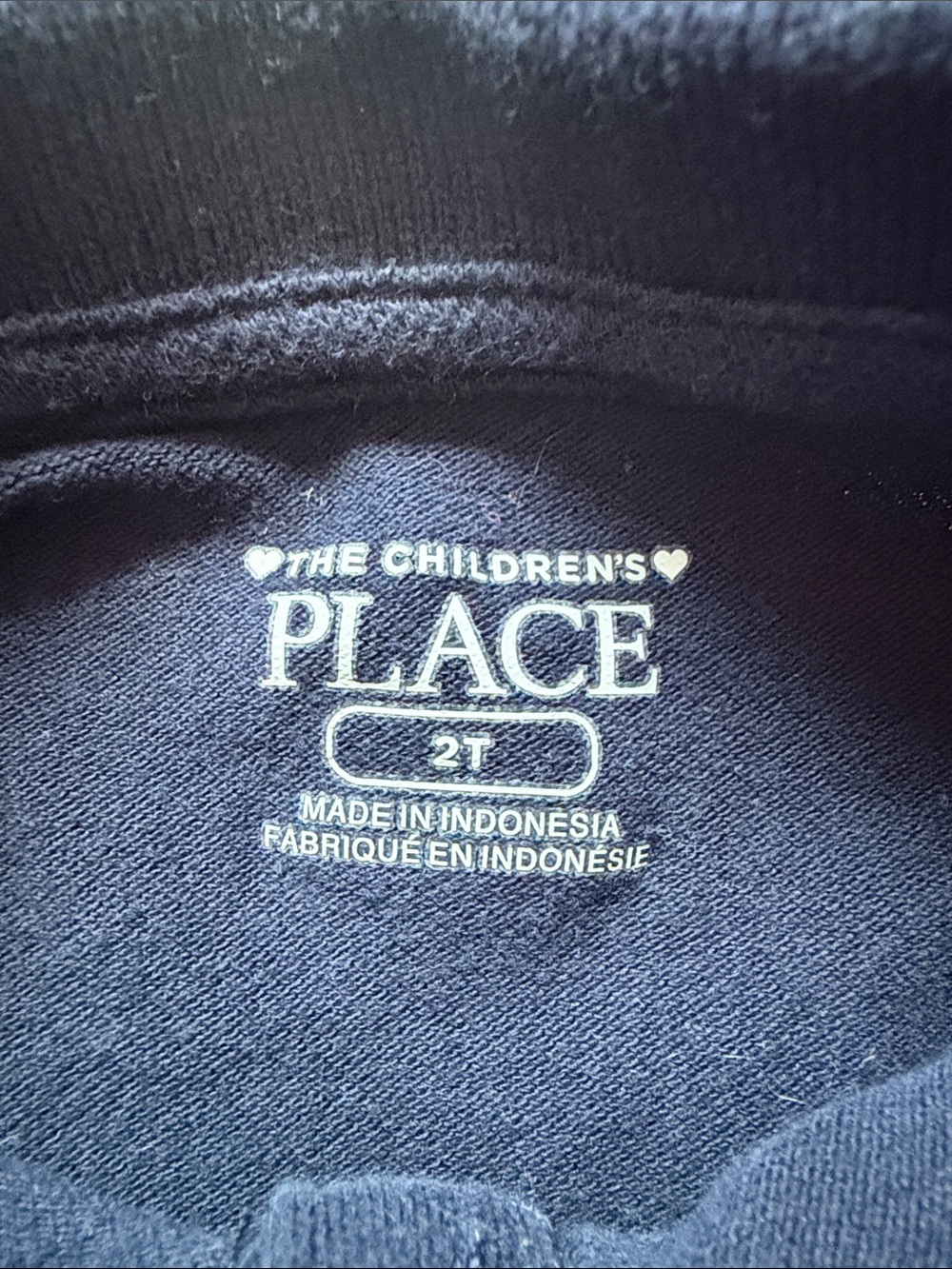 Girls Navy Polo Shirt with Button Placket - Picture 2 of 3